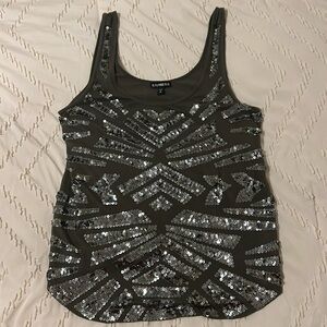 Express Sequin Tank Top